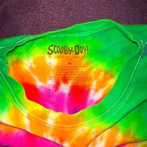 Scooby-Doo tie-dye T-shirt! Vibrant, soft and well fitted.